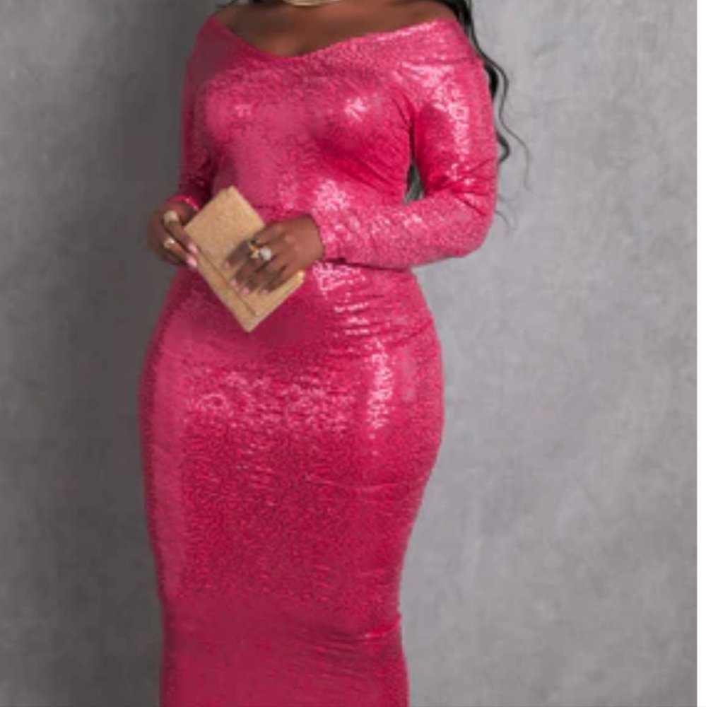 Formal sequin gown